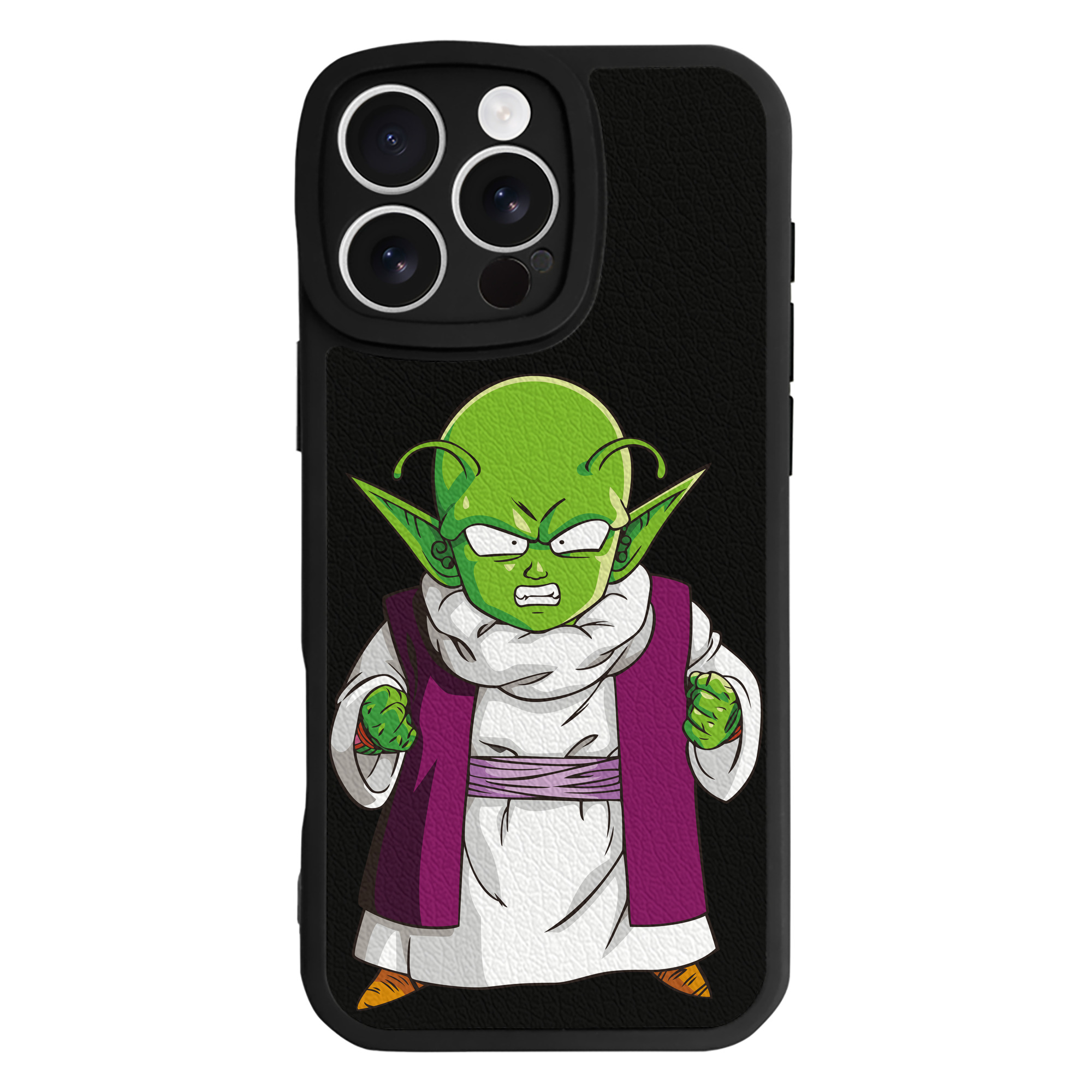 （画像用） ドラゴンボール ピッコロ DRAGON BALL Piccolo 【iPhone 16シリーズ対応】シリコンスマホケース（レザー調） 材質：シリコン